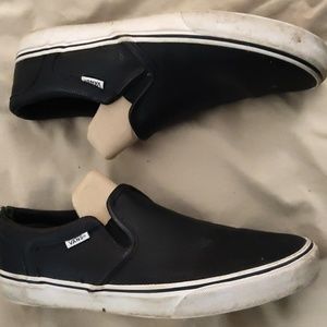 Slip on vans perforated leather